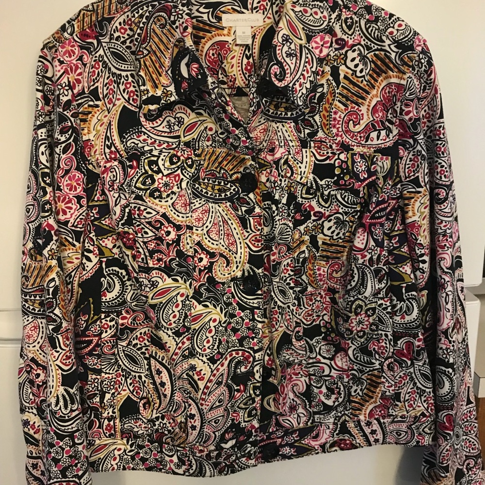 Charter Club Art Deco dress jacket